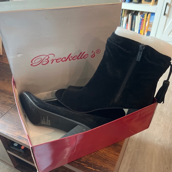 Black open toe heels - NEW never worn - Picture 7 of 8